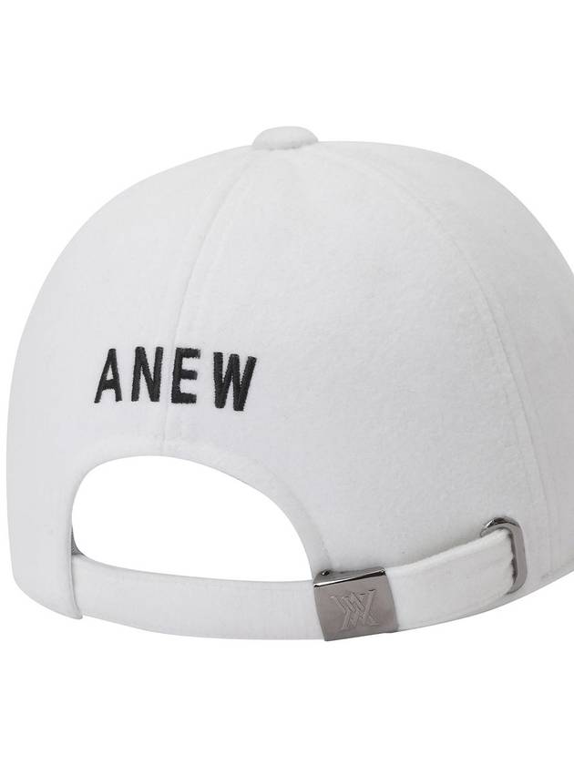 Official SHORT WIDE BALL CAP WH - ANEWGOLF - BALAAN 6