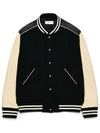 Teddy Wool Bomber Jacket Black - ROLLING STUDIOS - BALAAN 2