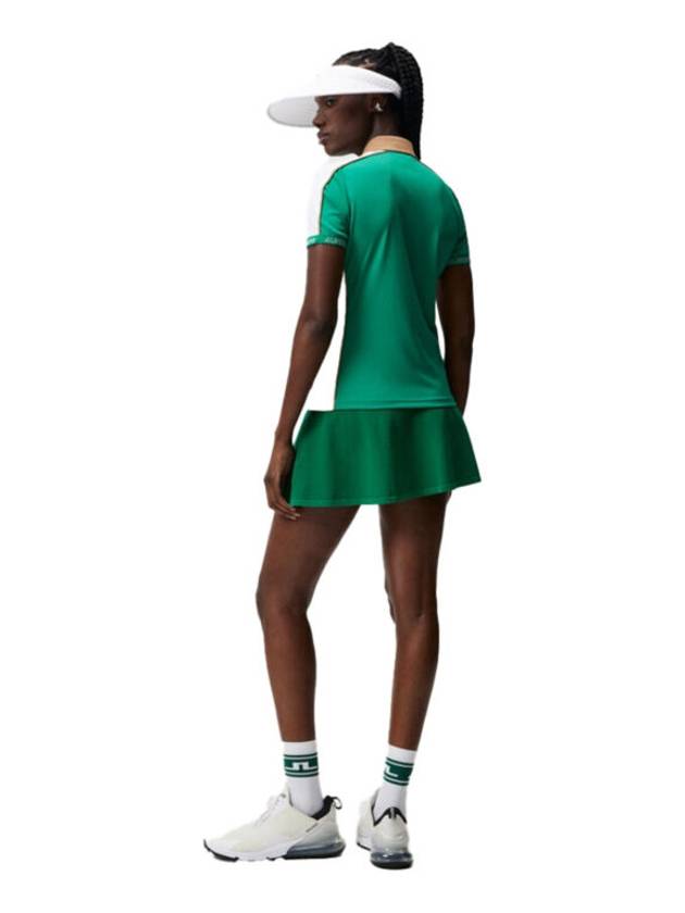 Golf Women's Damai Polo Shirt JL Green - J.LINDEBERG - BALAAN 3