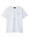 Men's Item Logo Cotton Short Sleeve T-Shirt White - A.P.C. - BALAAN 2