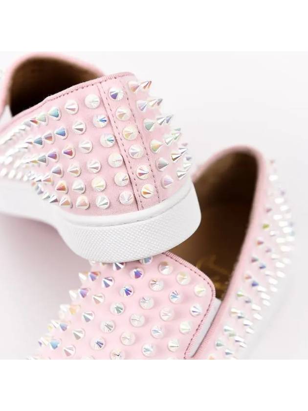 Spike pink slip-ons 1180925 - CHRISTIAN LOUBOUTIN - BALAAN 3