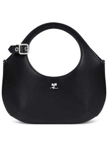 Holy Mini Leather Tote Bag Black - COURREGES - BALAAN 1