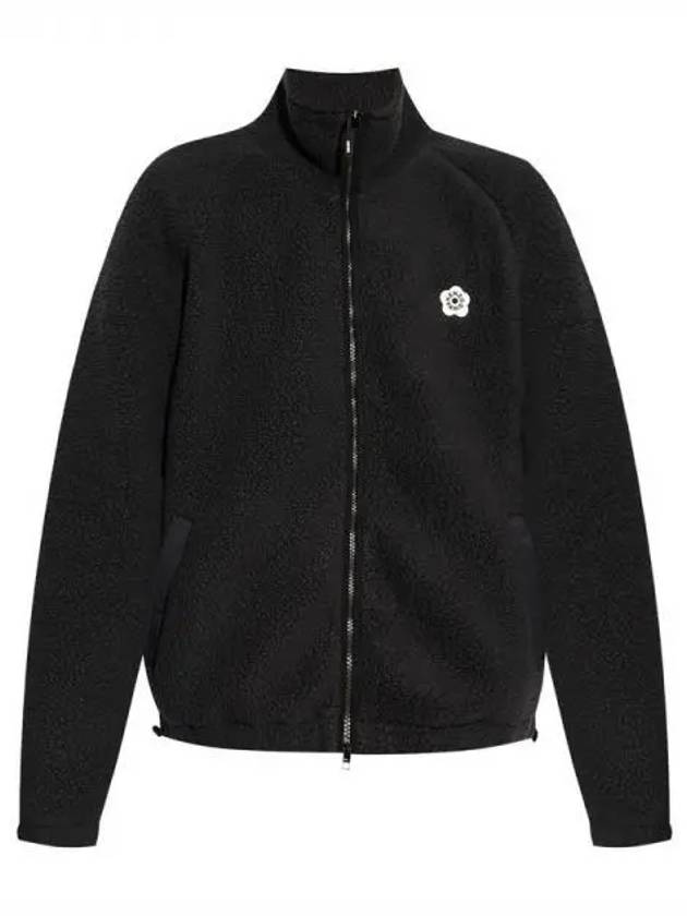 Bokeh flower logo patch fleece jacket - KENZO - BALAAN 1