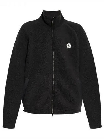 Bokeh flower logo patch fleece jacket - KENZO - BALAAN 1