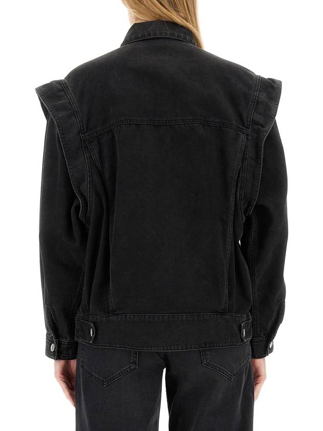 Hamon Denim Jacket Black - ISABEL MARANT - BALAAN 6