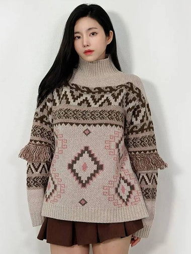 FW SCHERMO high neck knit sweater 53662523600 001 - WEEKEND MAX MARA - BALAAN 1