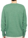 Crew Neck Lambswool Knit Top Green - DRUMOHR - BALAAN 5