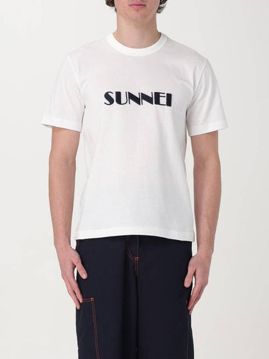 T-shirt Sunnei in cotone con logo - SUNNEI - BALAAN 1