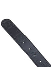 GG Rectangular Buckle Leather Belt Black - GUCCI - BALAAN.