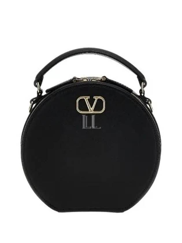 V Logo Signature Cross Bag Black - VALENTINO - BALAAN 2