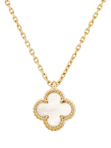 Sweet Alhambra Pendant Yellow Gold Mother Of Pearl - VANCLEEFARPELS - BALAAN 1