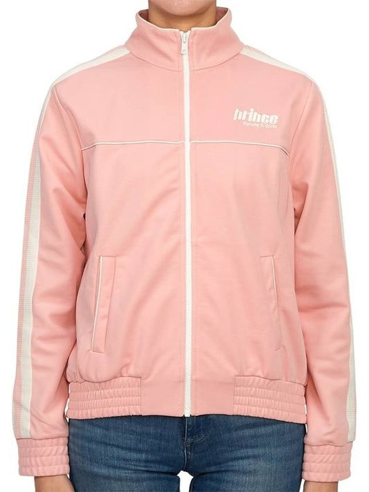 Logo Zip-Up Jacket Baby Pink - SPORTY & RICH - BALAAN 2