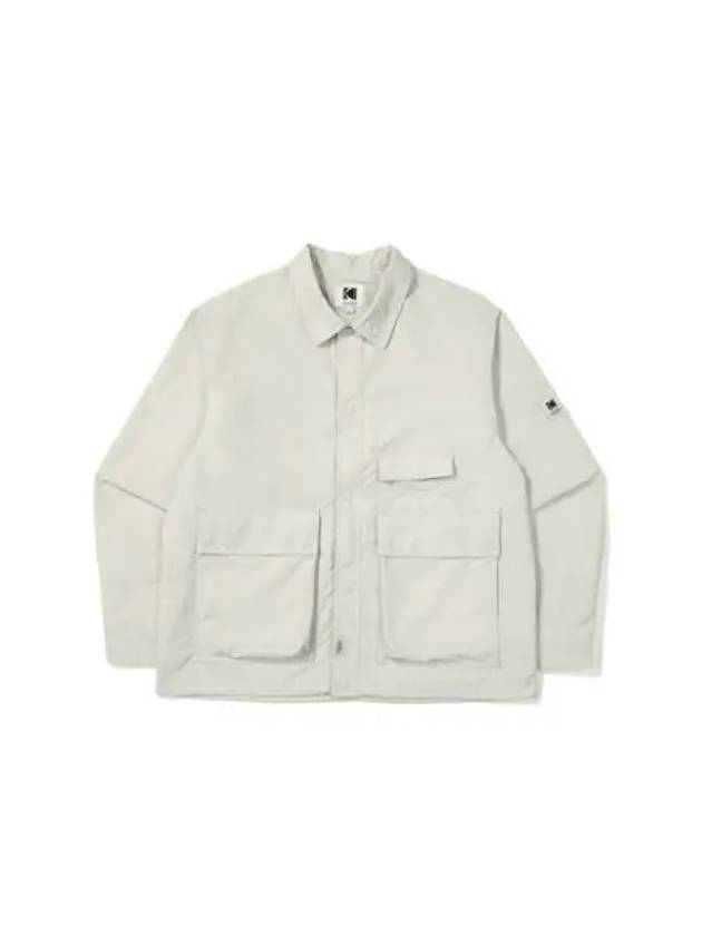 KODAK Apparel Monochrome Suplex Collar Jacket IVORY - KODO - BALAAN 1