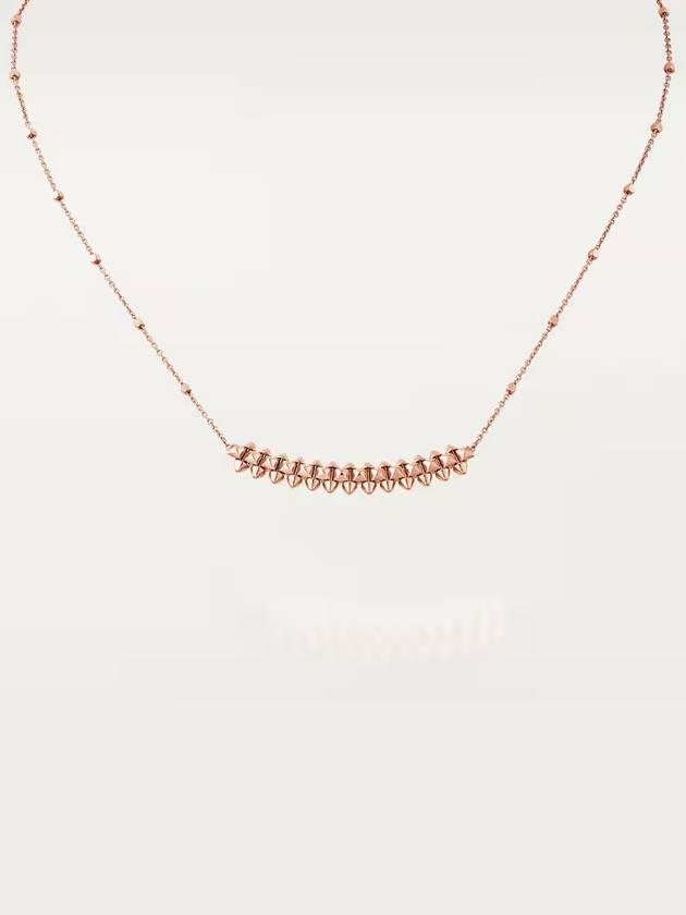 Clash De Small Necklace Rose Gold - CARTIER - BALAAN 2