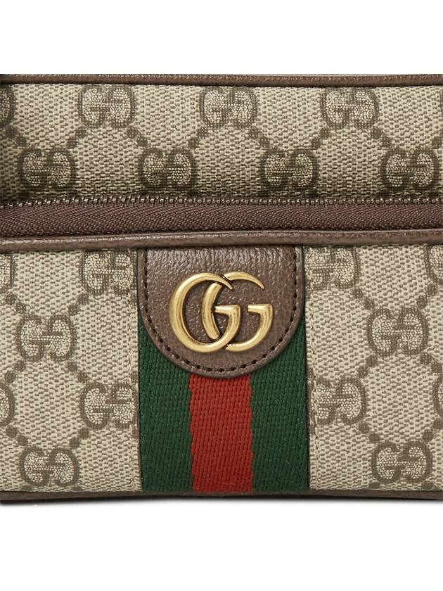 Ophidia GG Canvas Mini Cross Bag Beige - GUCCI - BALAAN 9