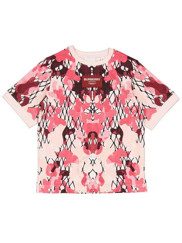 Burberry Girls Bubblegum Pnk Rachel Short-Sleeved T-Shirt, Size 4 - BURBERRY - BALAAN 1