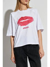 T99 Lip Print Women s T Shirt TS0105FB A3N54I - ISABEL MARANT - BALAAN 2