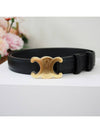 Triope Medium Belt Black Gold Plated 45AK93A01 38NO - CELINE - BALAAN 8