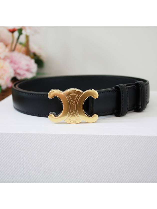 Triope Medium Belt Black Gold Plated 45AK93A01 38NO - CELINE - BALAAN 8