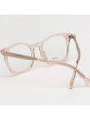 Glasses frame CL50058I 074 transparent pink square horn - CELINE - BALAAN 4