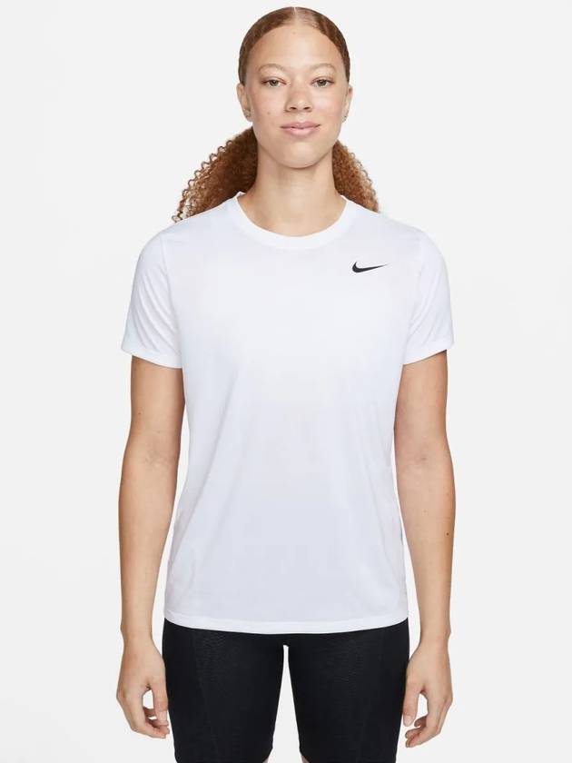 Women's Dri Fit Short Sleeve T-Shirt White - NIKE - BALAAN 5