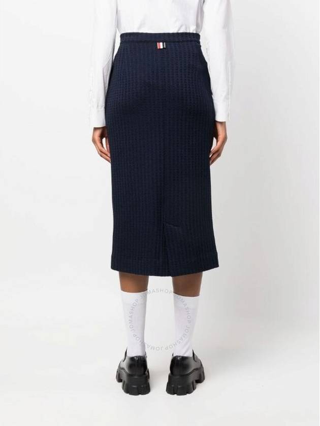 Skirt FJK114AJ0133 415 Blue - THOM BROWNE - BALAAN 4