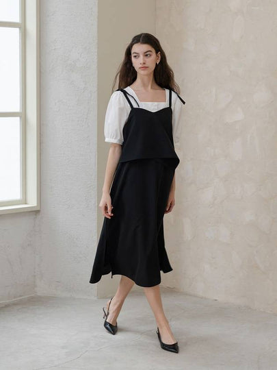 Flap Layering Dress Black - YOUNESS - BALAAN 2