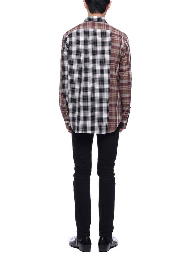 patchwork long sleeve shirt - LOEWE - BALAAN.