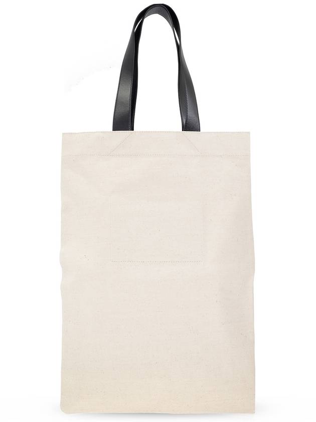 Women's Logo Shopper Tote Bag Cream - JIL SANDER - BALAAN 4