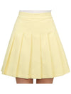 Adina Pleated Skirt Wax Yellow - J.LINDEBERG - BALAAN 2