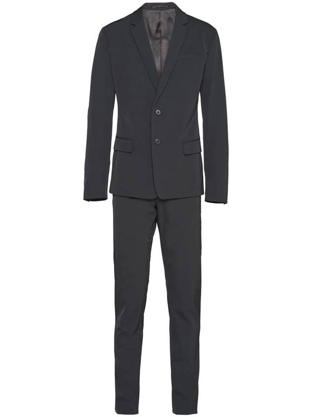 single breasted stretch suit black - PRADA - BALAAN 2