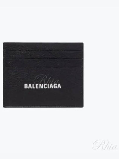 Logo Print Leather Card Wallet - BALENCIAGA - BALAAN 2