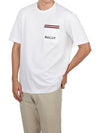 Men s short sleeve t shirt M5OU589F 7S319 O 108 - BALLY - BALAAN 4