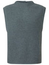 Women's Cashmere Mock Neck Vest Sweater C3KVT61 - CALLAITE - BALAAN 4