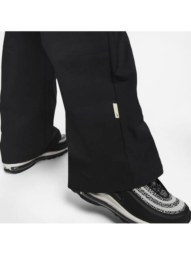 Sportswear Gathered Woven Track Pants Black - NIKE - BALAAN 9