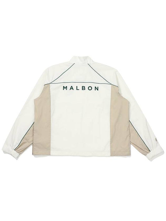 Color Block Bucket Anorak IVORY WOMAN - MALBON GOLF - BALAAN 2