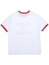 LEAVE ME ALONE RINGER T SHIRT WHITE - ROLLING STUDIOS - BALAAN 2