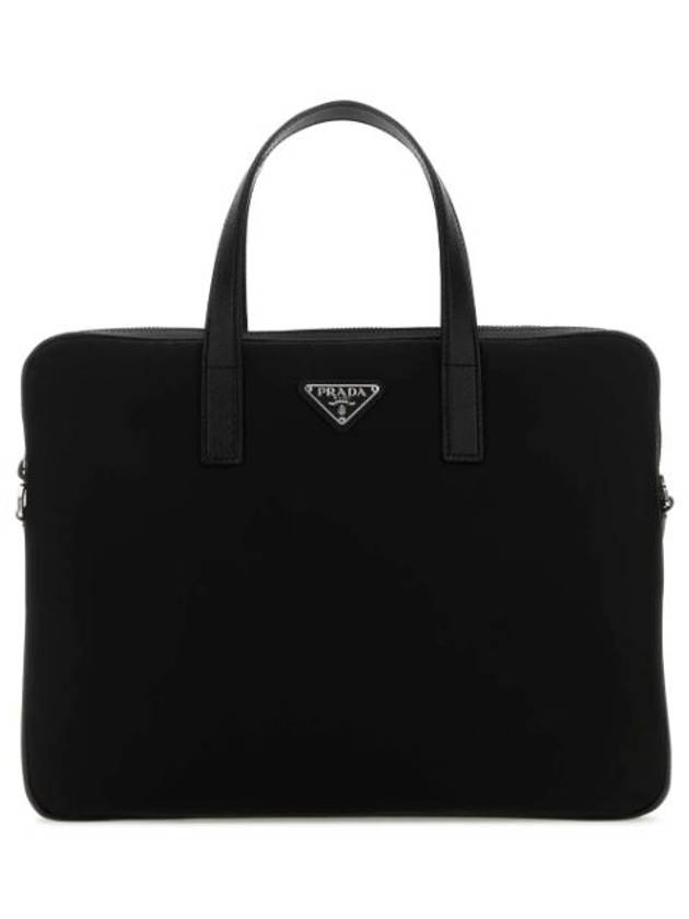 2VE368 XOM 2DMH F0002 Re Nylon Leather Briefcase - PRADA - BALAAN 1