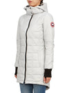 Ellison Hooded Padding Jacket White - CANADA GOOSE - BALAAN 4