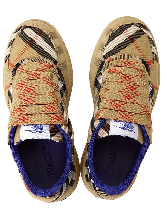 Terrace Check Low Top Sneakers Beige - BURBERRY - BALAAN 3