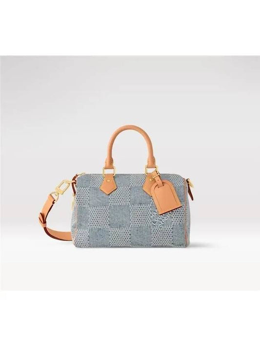 Speedy 25 Bandouliere Damier Tote Bag Denim Blue - LOUIS VUITTON - BALAAN 2