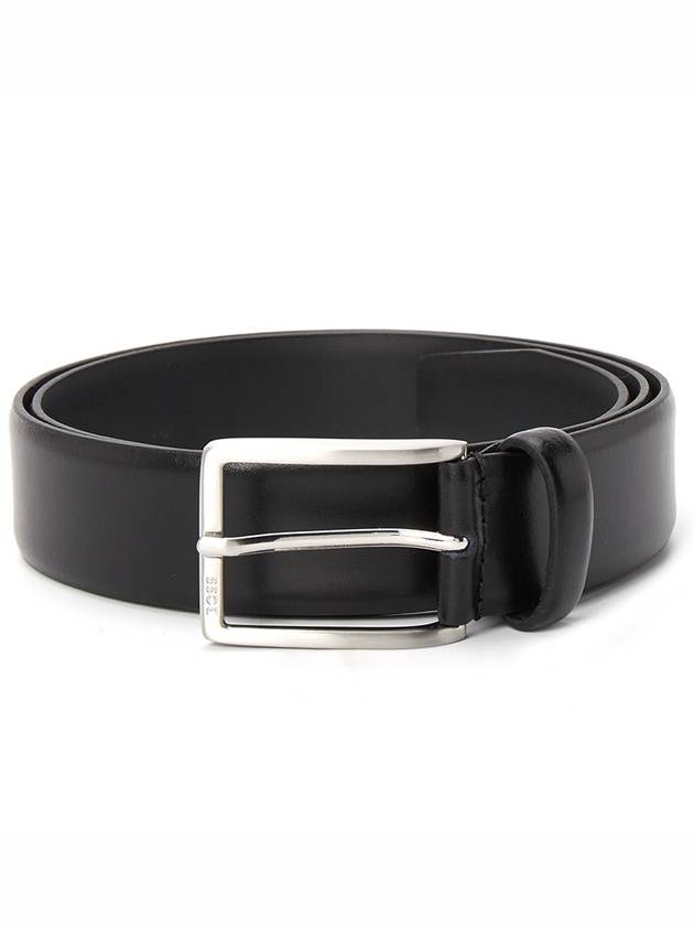 Logo Leather Belt Black - HUGO BOSS - BALAAN 2