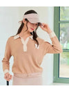 Rare collar knit beige - BENECIA12 - BALAAN 1