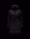 Flammette Long Down Jacket Black - MONCLER - BALAAN 4