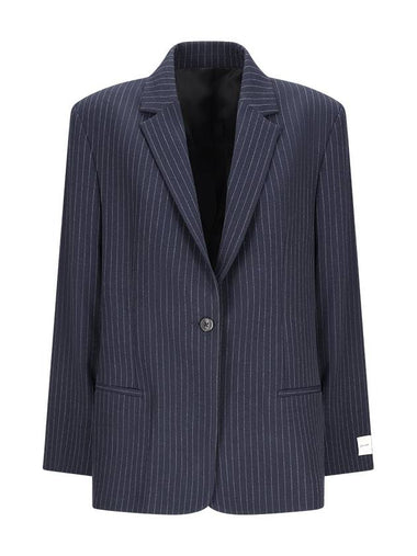 RELAXED CUT PINSTRIPE BLAZER - CALVIN KLEIN - BALAAN 1