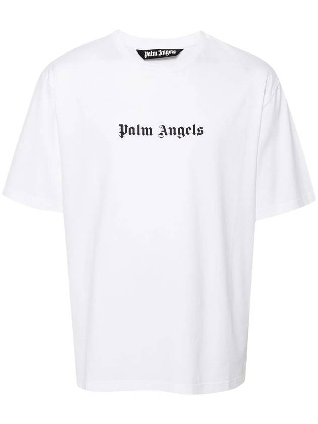 Palm Angels Logo-Print T-Shirt - PALM ANGELS - BALAAN 1