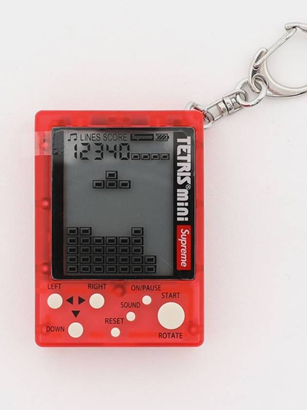 Tetris Mini Keyring Men s Common Game Machine SS24A34 RED - SUPREME - BALAAN 2