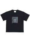 Double cloth ROSE T shirts BLACK - IMIRK - BALAAN 2