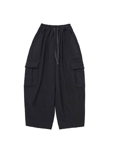 H-T Cargo Balloon Sweat Pants Charcoal - A NOTHING - BALAAN 1