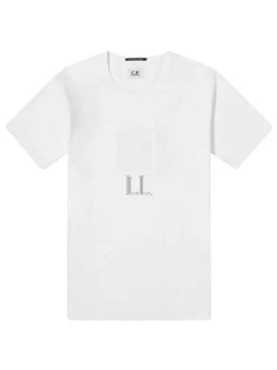 Men's Metropolis Pocket Jersey Short Sleeve T-Shirt White - CP COMPANY - BALAAN 2